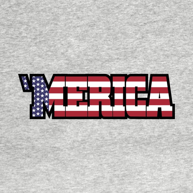 'Merica / America / USA / US Flag 'Merica by Nowhereman78